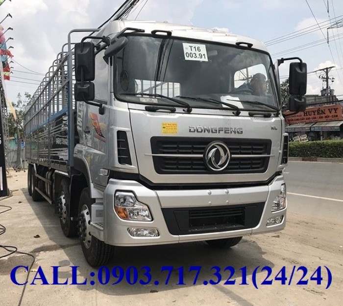 Bán xe tải DongFeng Hoàng Huy 4 chân tải 17T99. Xe DongFeng 4 chân YC310 tải 17T99