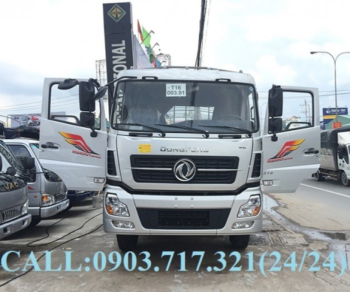 Bán xe tải DongFeng Hoàng Huy 4 chân tải 17T99. Xe DongFeng 4 chân YC310 tải 17T99