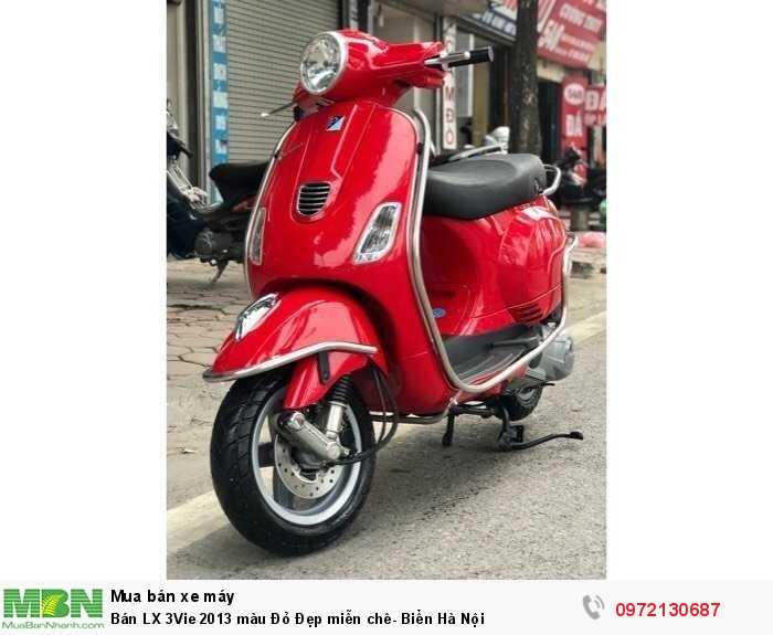 Bán LX 3Vie 2013 màu Đỏ Đẹp miễn chê- Biển Hà Nội
