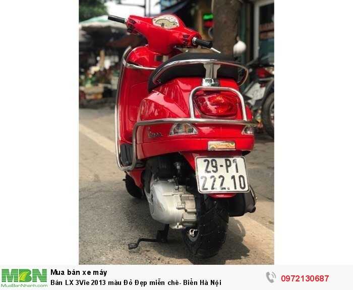 Bán LX 3Vie 2013 màu Đỏ Đẹp miễn chê- Biển Hà Nội