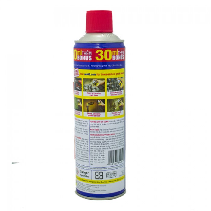 Chai xịt chống rỉ sét, bôi trơn bảo dưỡng WD-40 412ml USA