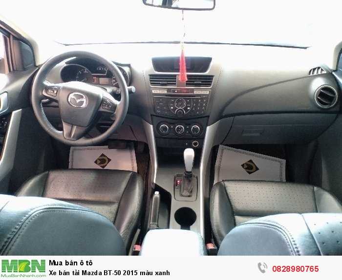 Xe bán tải Mazda BT-50 2015 màu xanh