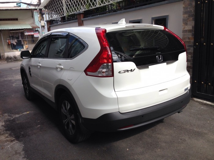 Bán Honda Crv 2.4AT 2015 bản full màu trắng sài kĩ mới 99% bstp