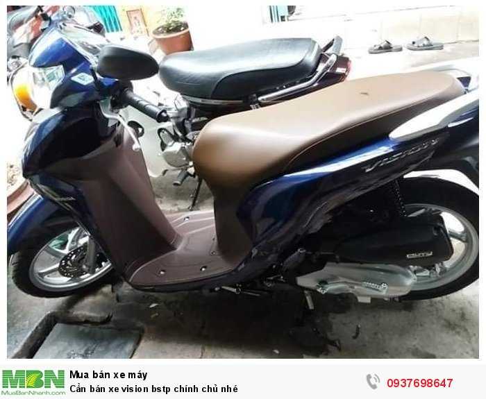 Cần bán xe Vision bstp chính chủ nhé