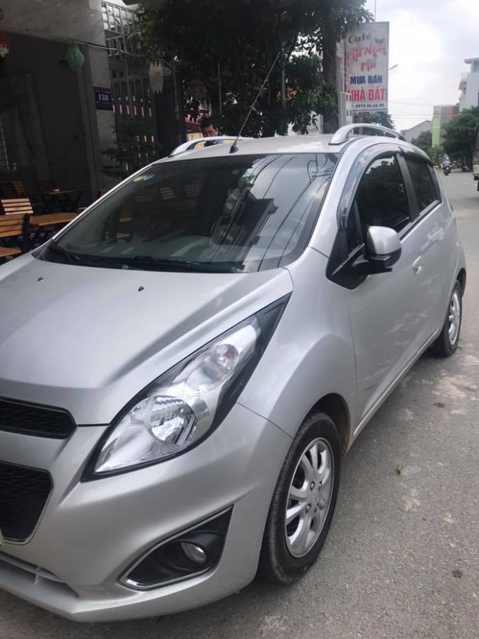Chevrolet Spark LTZ  2013 tự  động Bạc tuyệt vời, êm ái.