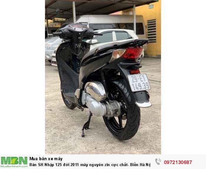 Bán SH Nhập 125 đời 2011 máy nguyên zin cực chất- Biển Hà Nội