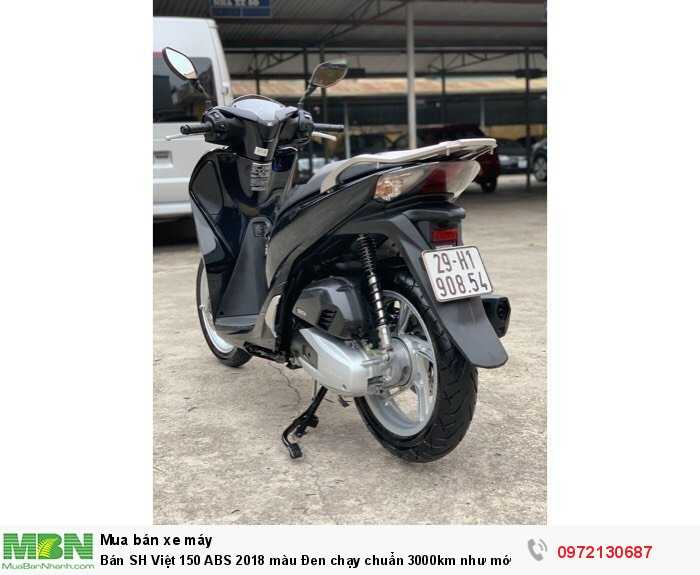 Bán SH Việt 150 ABS 2018 màu Đen chạy chuẩn 3000km như mới- Biển Hà Nội