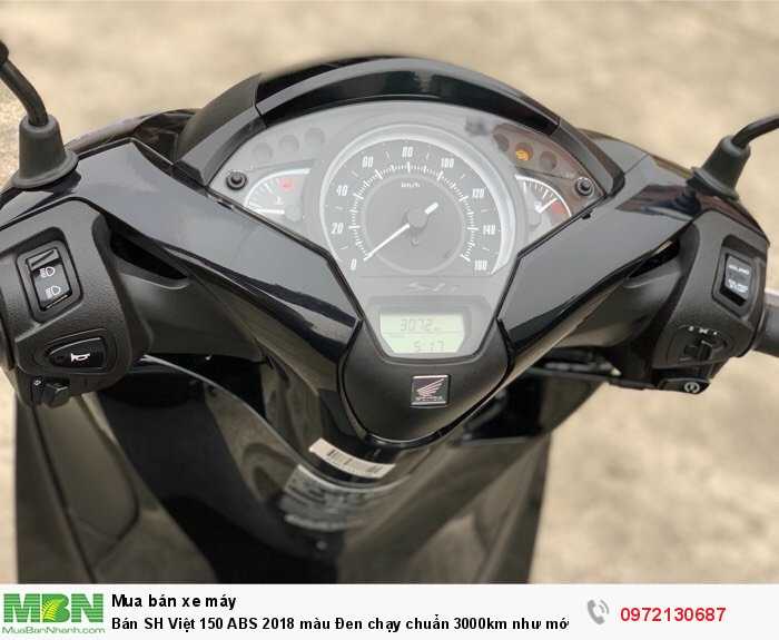 Bán SH Việt 150 ABS 2018 màu Đen chạy chuẩn 3000km như mới- Biển Hà Nội