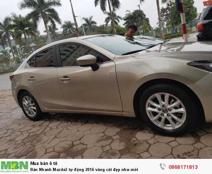 Bán Nhanh Mazda3 tự động 2016 vàng cát đẹp như mới