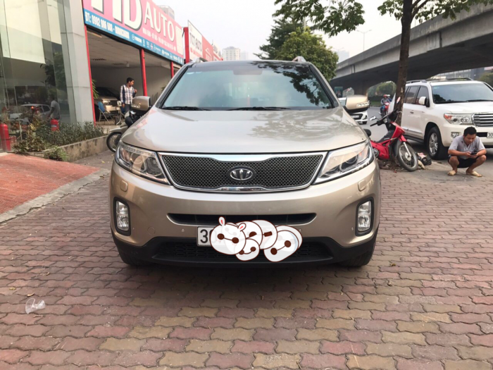 Kia Sorento 2.4AT,màu vàng cát, SX 2015,