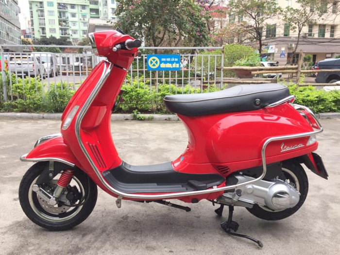 Vespa S 125ie màu đỏ đèn vuông biển HN 5 số