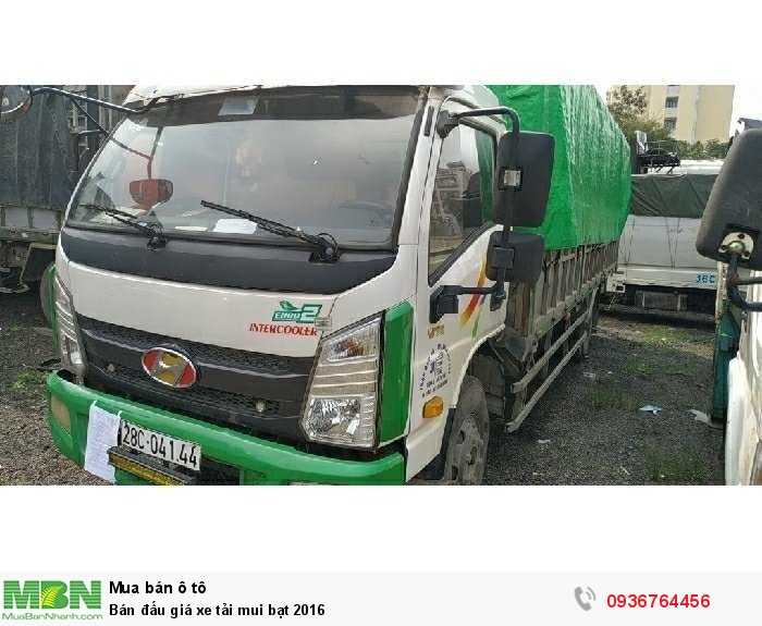 Bán đấu giá xe tải mui bạt 2016