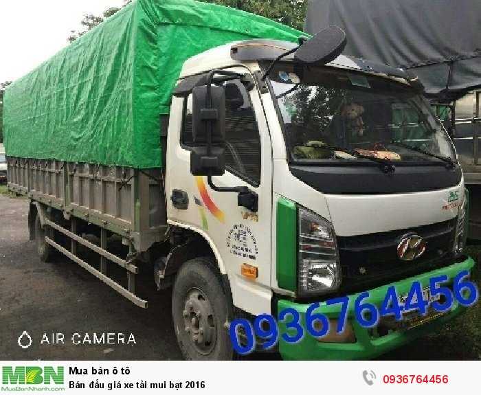 Bán đấu giá xe tải mui bạt 2016