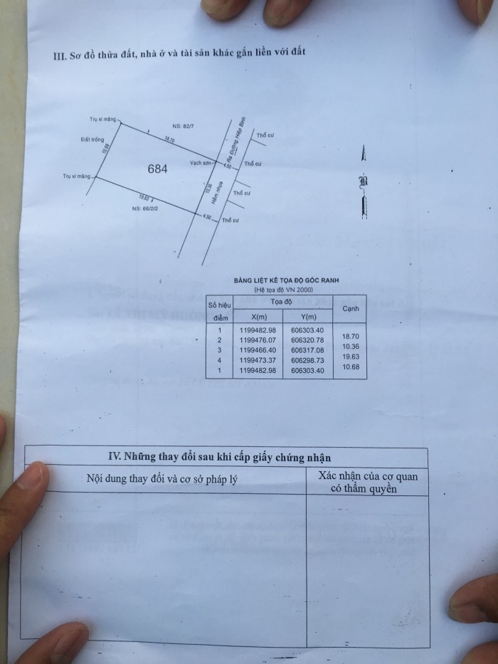 Chính Chủ , Bán Đất Đường Hiệp Bình Phước - Thủ Đức , 200m2 , Shr , Thổ Cư