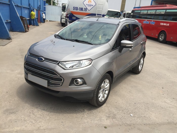 Gia đình cần bán For Ecosport 2015, màu xám, gia đình sử dụng