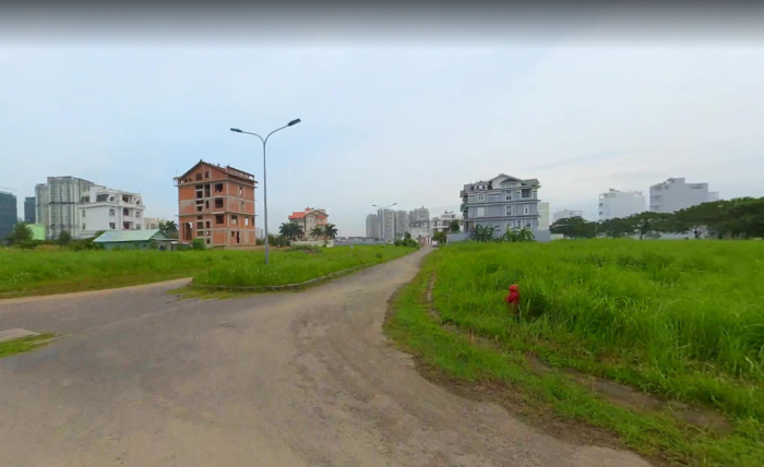 Bán đất mặt tiền đường 25m, 690tr/nền sổ đỏ, ngay BVQT Phúc An Khang Quận 2.
