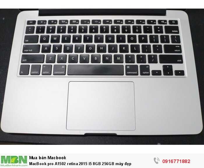 MacBook pro A1502 retina 2015 i5 8GB 256GB máy đẹp1