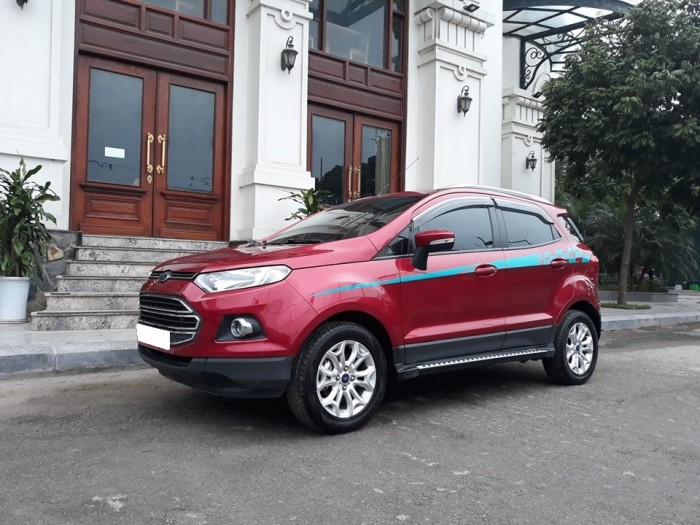 Cần bán xe Ford EcoSport Titanium 2017 tự động màu đỏ