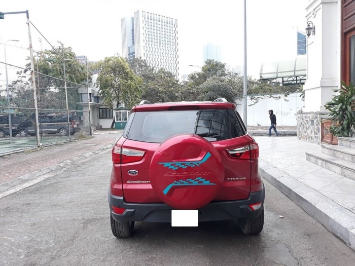 Cần bán xe Ford EcoSport Titanium 2017 tự động màu đỏ