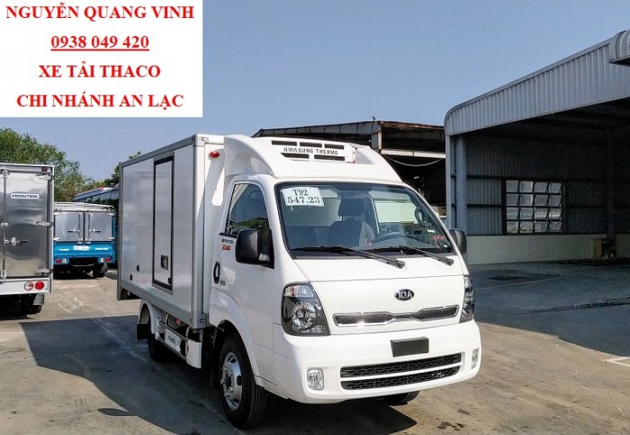 Xe tải đông lạnh Kia K250 - Động cơ Hyundai - Tải trọng 1900 kg