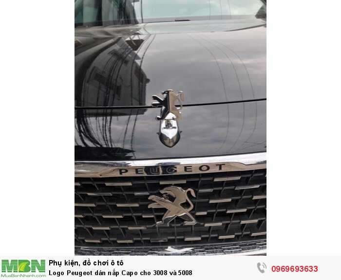 Logo Peugeot dán nắp Capo cho 3008 và 5008 - Đại Lý Pk Peugeot ...