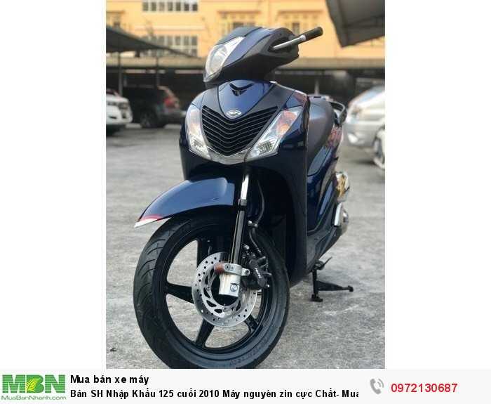 Bán SH Nhập Khẩu 125 cuối 2010 Máy nguyên zin cực Chất- Mua Là Thích.