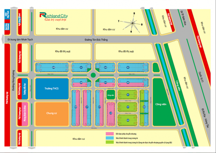 Bán Đất Kđt Richland City Hiệp Phước - Vị Trí Đẹp Nhất Dự Án - Sinh Lời Nhanh