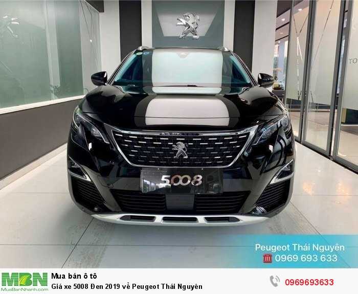 Giá xe 5008 Đen 2019 về Peugeot Thái Nguyên