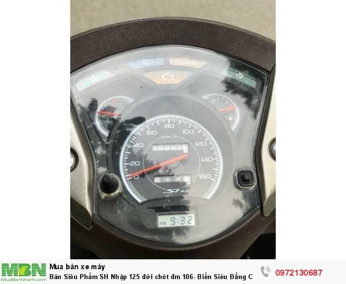 Bán Siêu Phẩm SH Nhập 125 đời chót đm 106-  Biển Siêu Đẳng Cấp