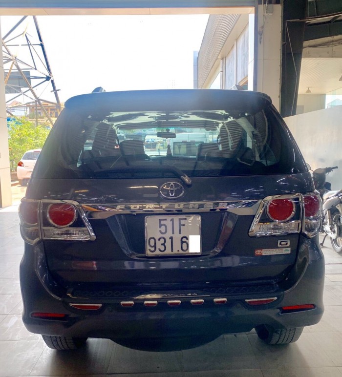 Fortuner 2016, số sàn, máy dầu, màu ghi xám, xe đẹp bảo hành hãng