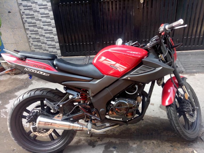 Bán xe Moto Nutos 125c màu đỏ -đen bstp mới 95% nguyên zin, xe nhà xài kỹ bảo dưỡng thay nhớt định kỳ