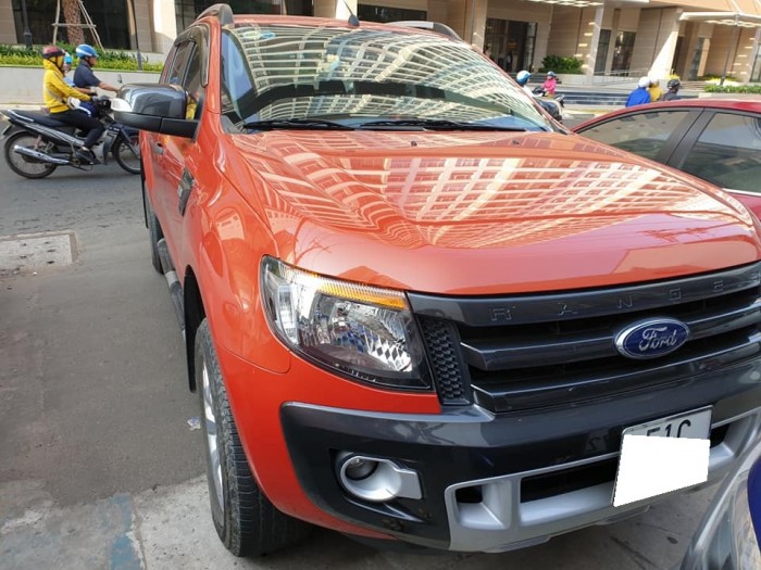 Ford Ranger Wildtrak 2.2L Đỏ Cam 2014 Xe Đẹp Cho Mọi Người.
