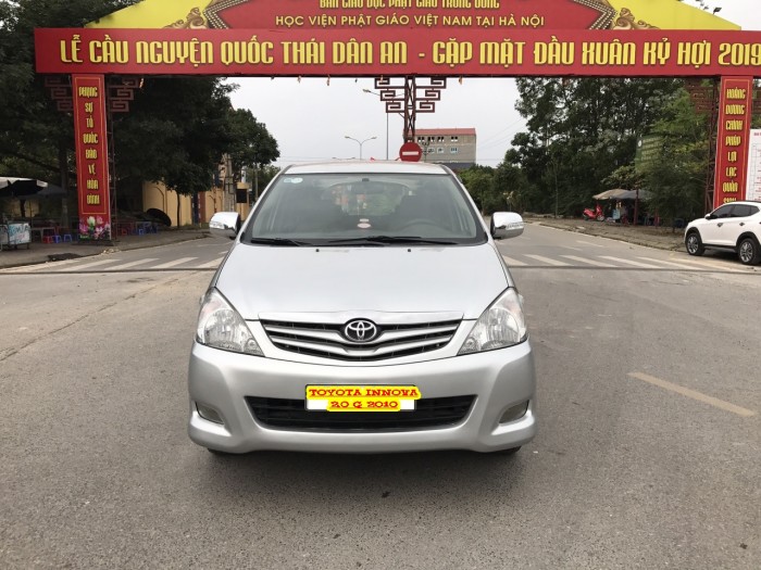 Bán ô tô Toyota Innova G đời 2010, màu bạc, Xe Cực Tuyển. Nói K taxi dịch vụ