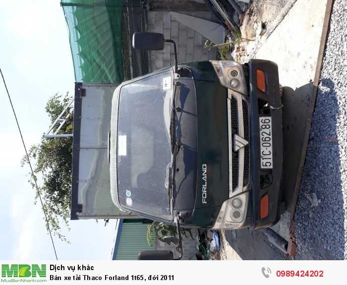 Bán xe tải Thaco Forland 1t65, đời 2011