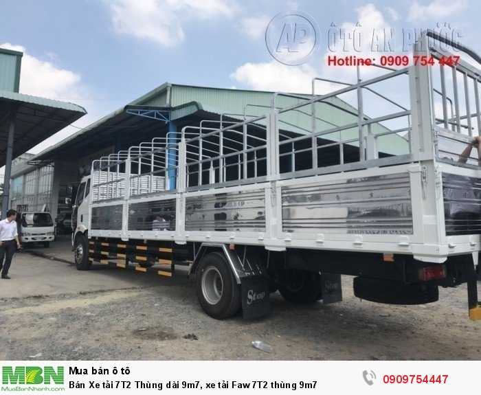 Bán Xe tải 7T2 Thùng dài 9m7, xe tải Faw 7T2 thùng 9m7