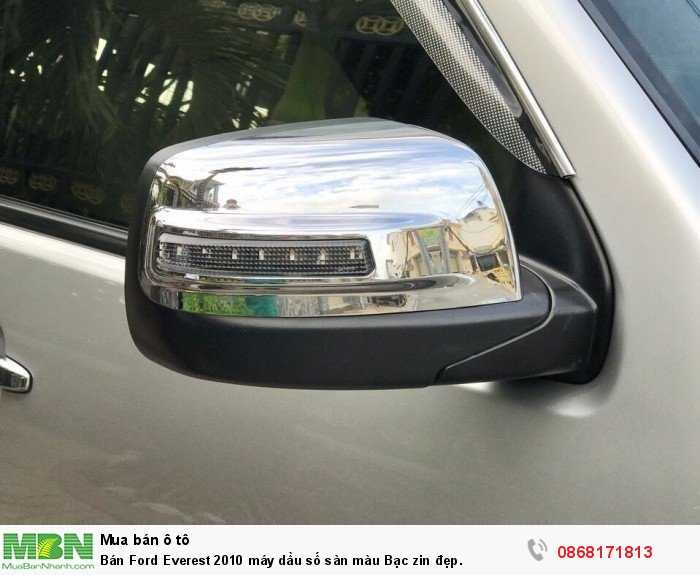 Bán Ford Everest 2010 máy dầu số sàn màu Bạc zin đẹp