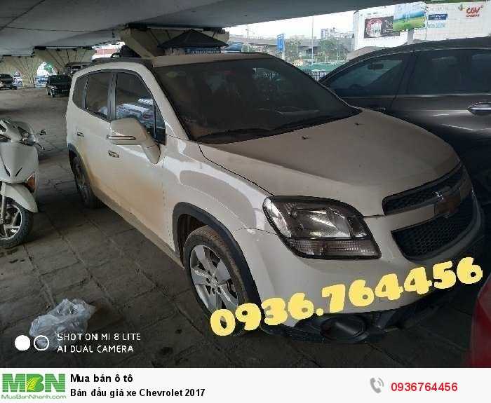 Bán đấu giá xe Chevrolet 2017