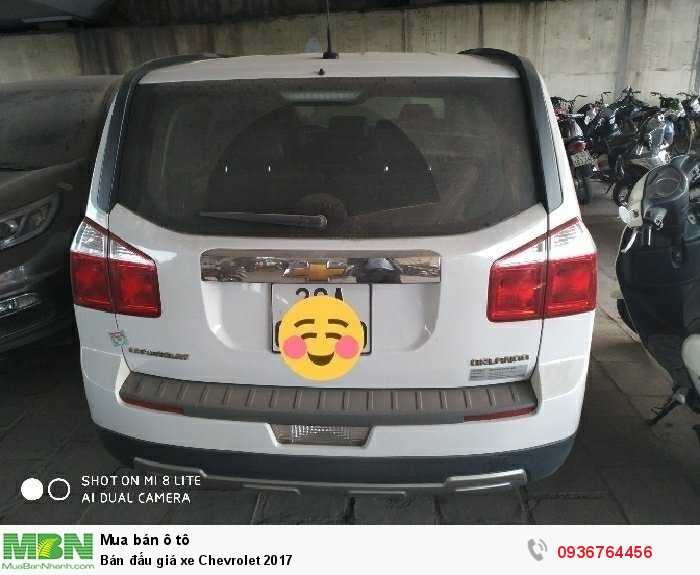 Bán đấu giá xe Chevrolet 2017