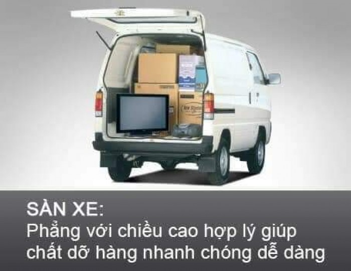 Xe tải Van - Suzuki Blind Van 490kg - Chạy giờ cấm
