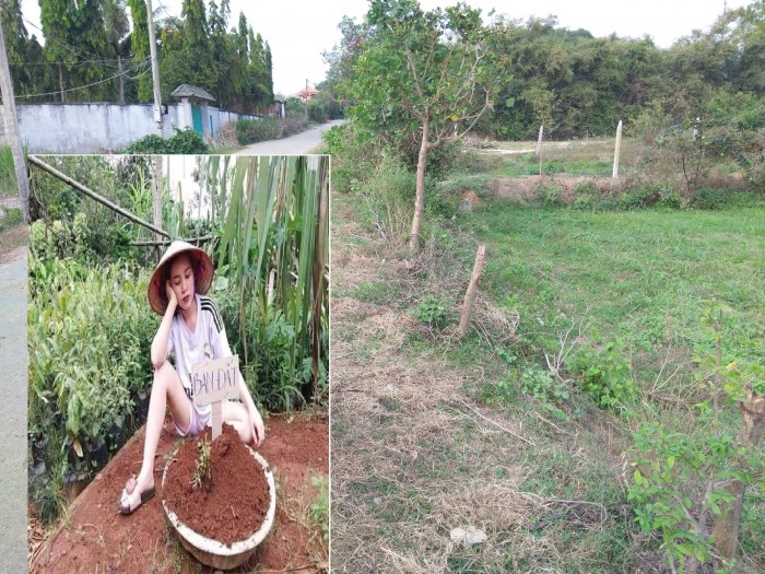 Nợ tiền mua nhà cần sang lại 500m đất vườn MT Cây Trôm, Thái Mỹ