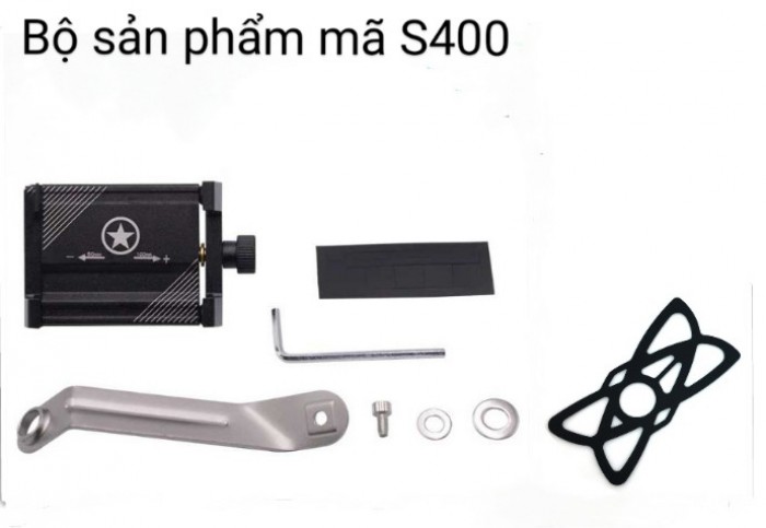 Kẹp điện thoại cho xe máy S400