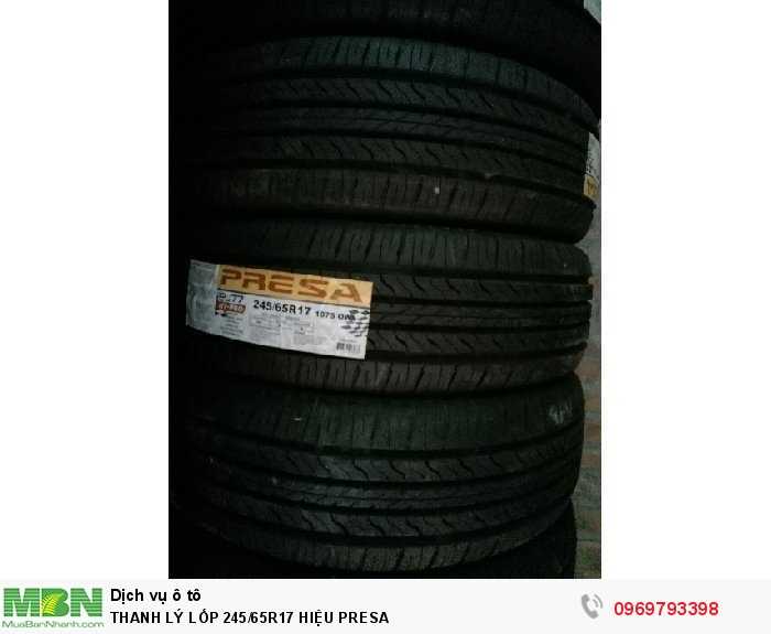 Thanh Lý Lốp 245/65r17 Hiệu Presa