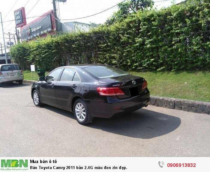 Bán Toyota Camry 2011 bản 2.4G màu đen zin đẹp.