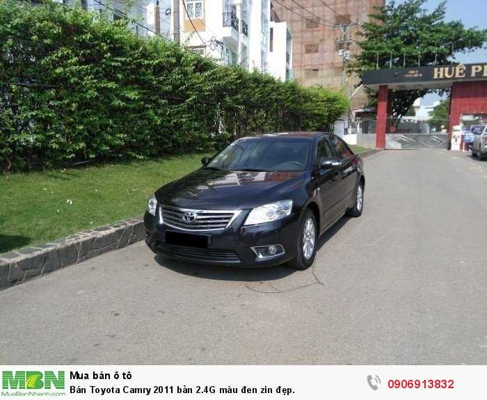 Bán Toyota Camry 2011 bản 2.4G màu đen zin đẹp.