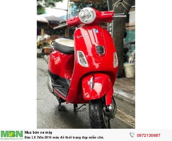 Bán LX 3Vie 2014 màu đỏ thời trang đẹp miễn chê.