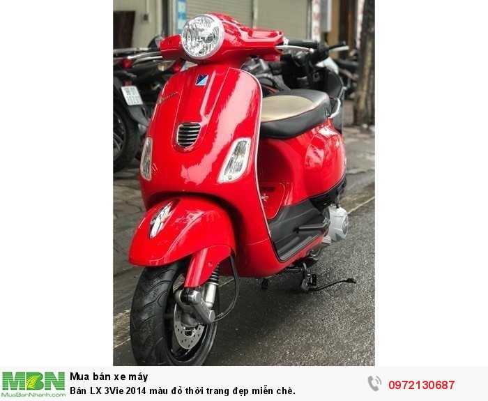 Bán LX 3Vie 2014 màu đỏ thời trang đẹp miễn chê.