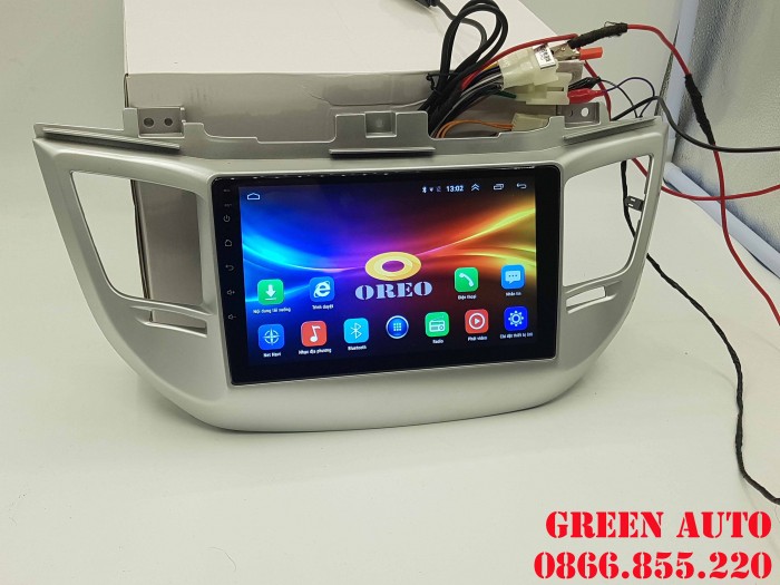 Đầu Màn Hình DVD Android Hãng OREO Lắp Cho Xe Huyndai Tucson