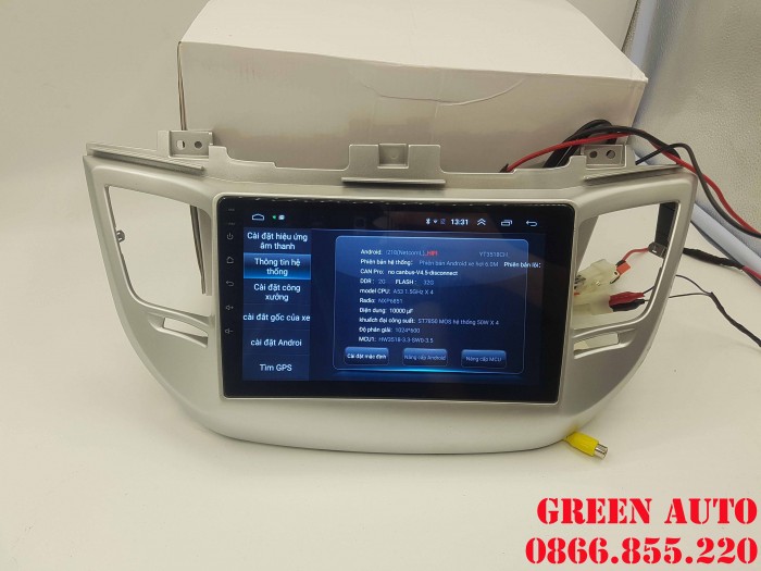 Đầu Màn Hình DVD Android Hãng OREO Lắp Cho Xe Huyndai Tucson