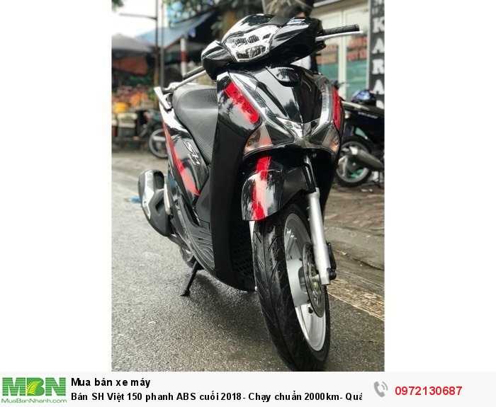 Bán SH Việt 150 phanh ABS cuối 2018- Chạy chuẩn 2000km- Quá Mới