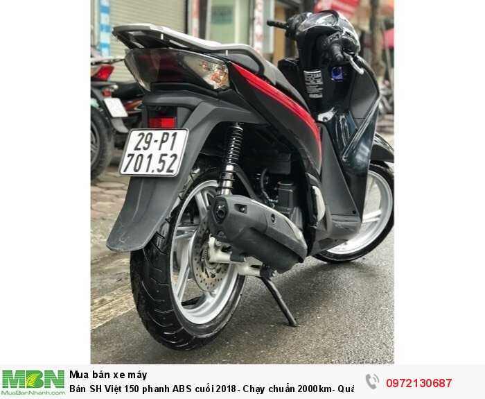 Bán SH Việt 150 phanh ABS cuối 2018- Chạy chuẩn 2000km- Quá Mới